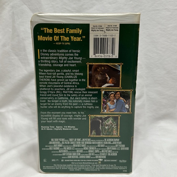 Mighty Joe Young VHS - Picture 4 of 11